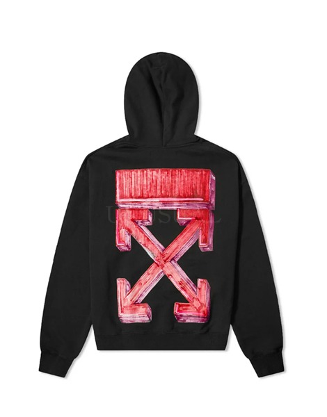 OW Marker Arrows Hoodie Red
