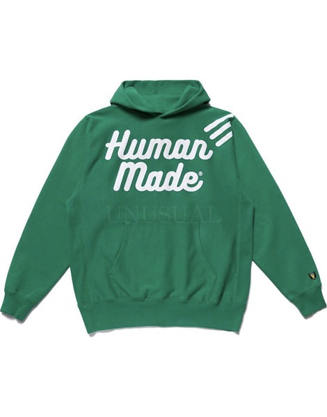 HUMAN Green Hoodie