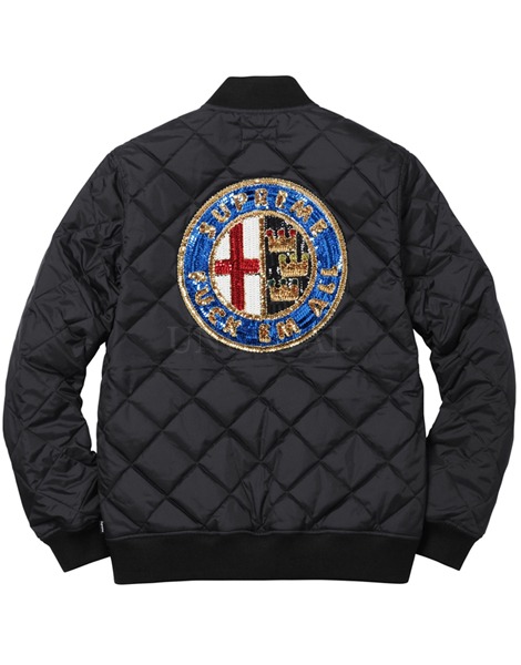 Sequin Patch Quilted Jacket